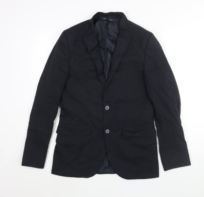 Mens UK Size 36 Marks and Spencer Regular Blue Suit Jacket