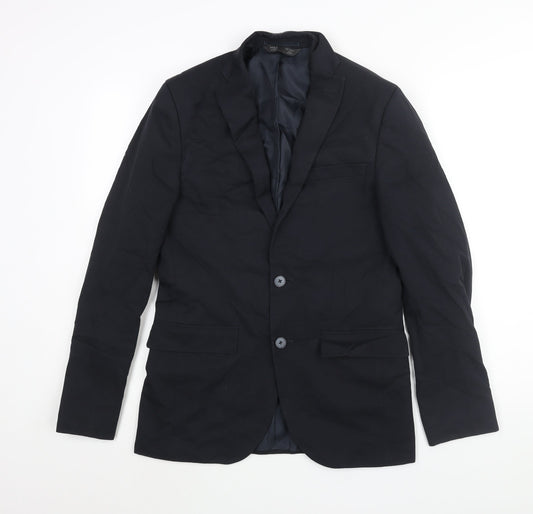 Mens UK Size 36 Marks and Spencer Regular Blue Suit Jacket