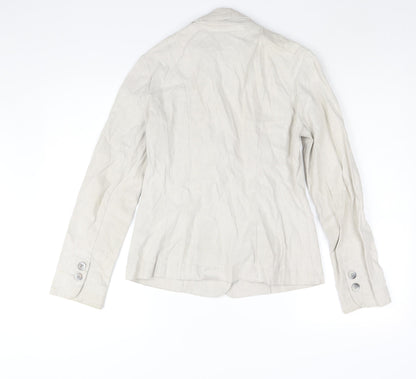 Womens UK Size 10 Per Una Beige Jacket