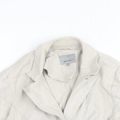 Womens UK Size 10 Per Una Beige Jacket