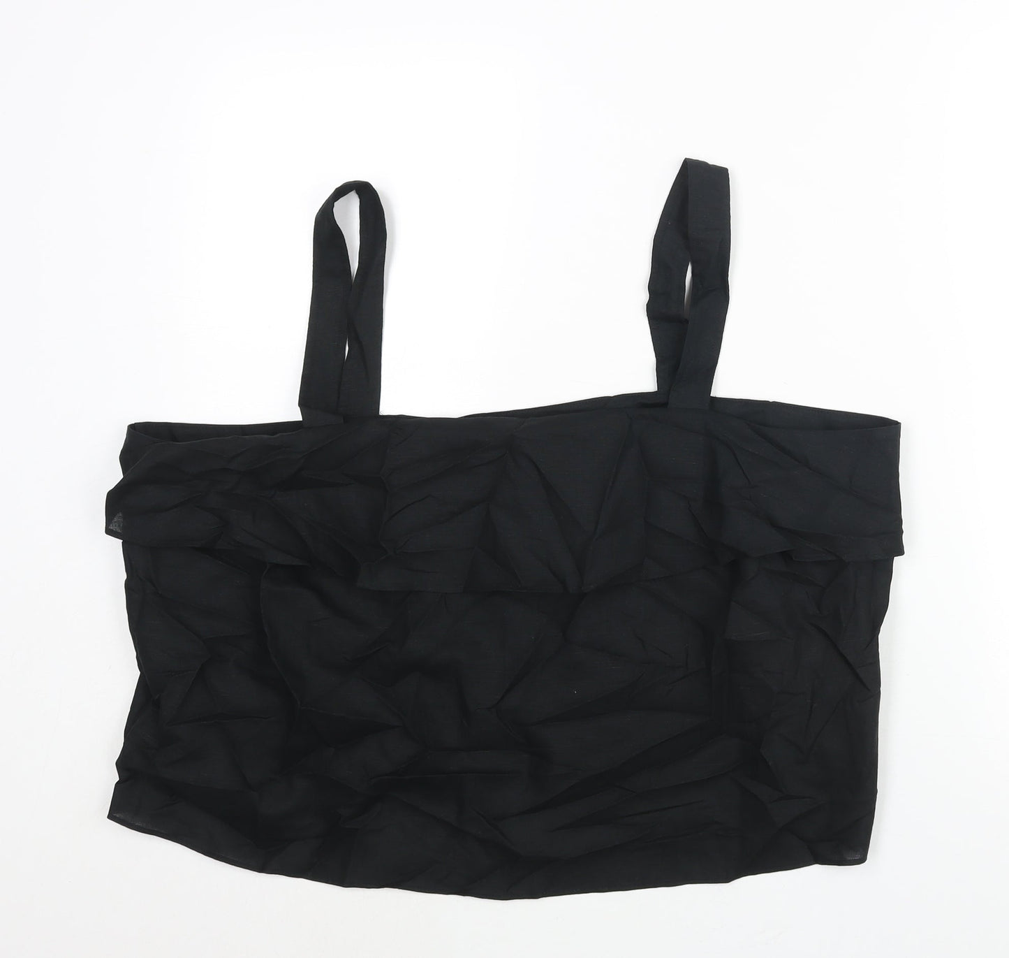 Womens UK Size 22 Marks and Spencer Black Camisole Blouse