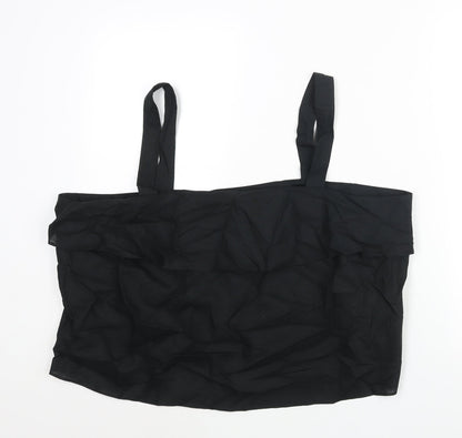 Womens UK Size 22 Marks and Spencer Black Camisole Blouse