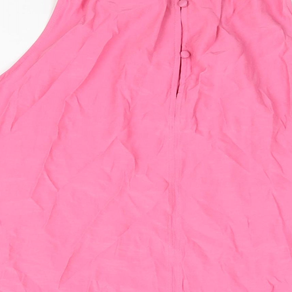 Womens UK Size 16 Marks and Spencer Pink Camisole Blouse