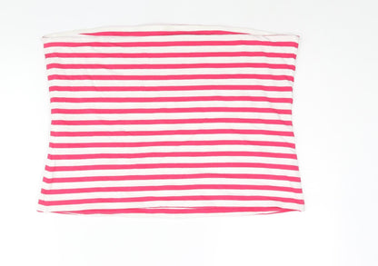 Womens UK Size XL Marks and Spencer Pink Basic Blouse