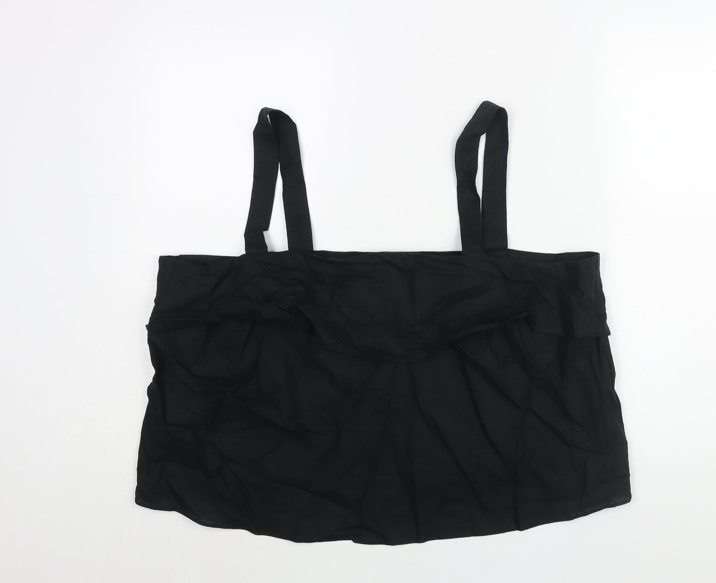 Womens UK Size 22 Marks and Spencer Black Camisole Blouse