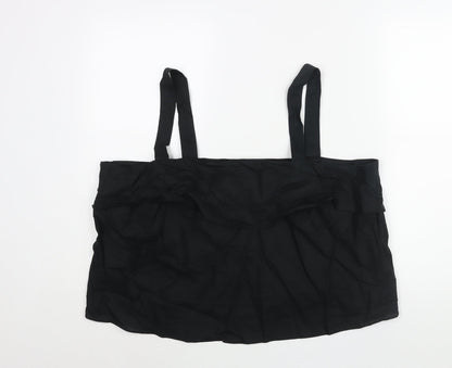 Womens UK Size 22 Marks and Spencer Black Camisole Blouse