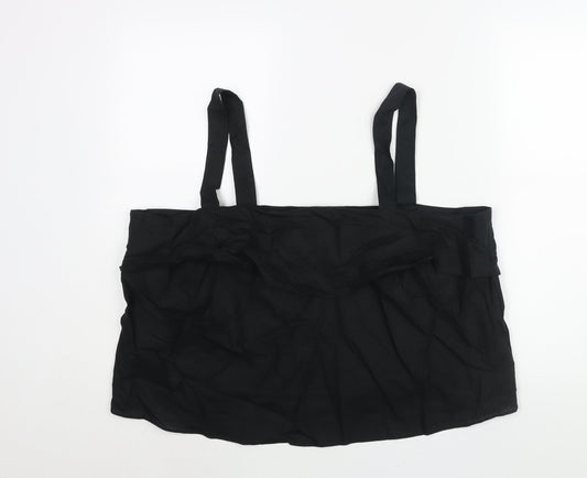 Womens UK Size 22 Marks and Spencer Black Camisole Blouse