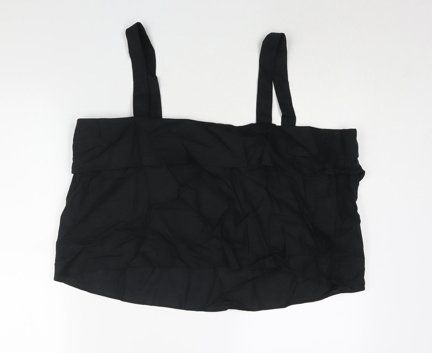 Womens UK Size 22 Marks and Spencer Black Camisole Blouse