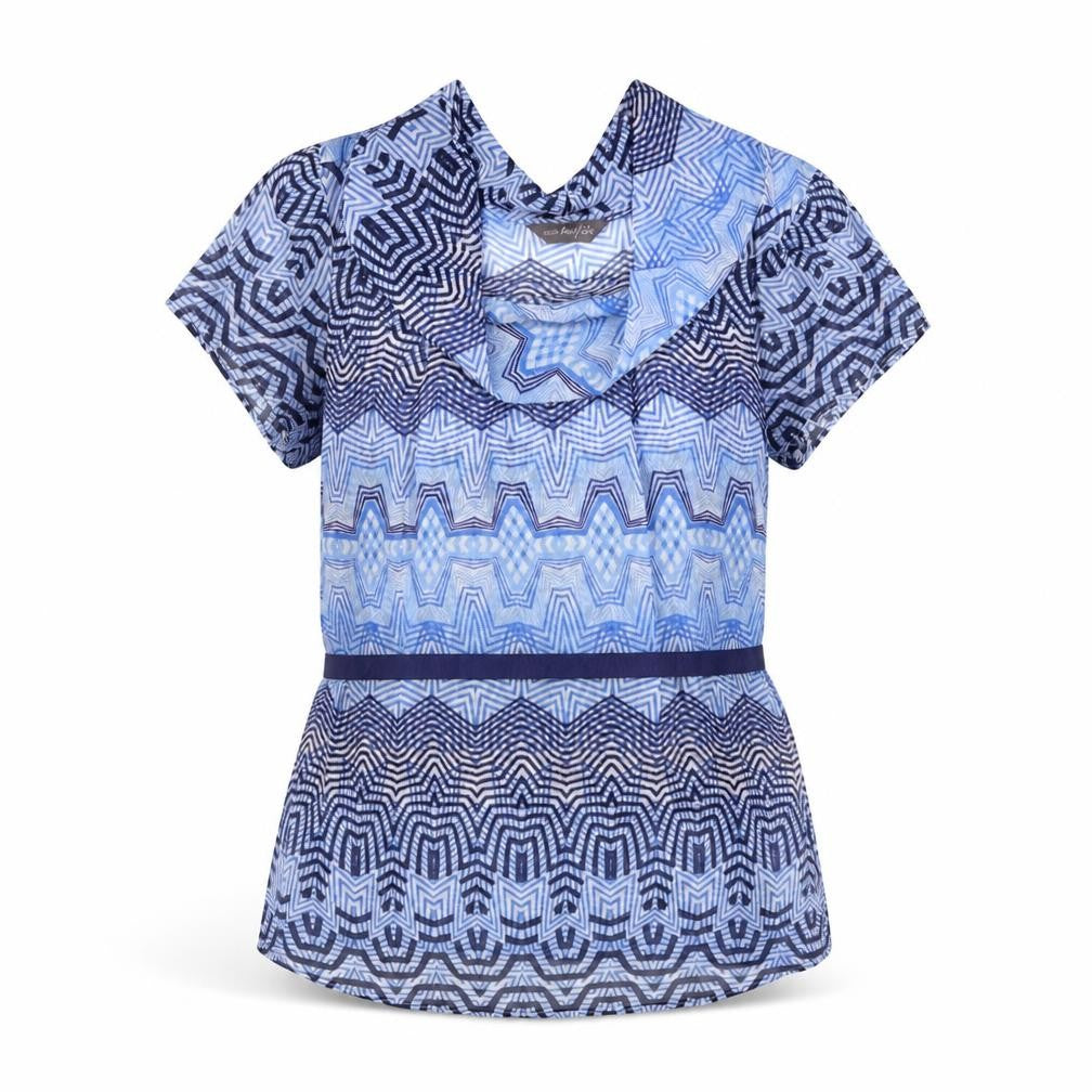 Womens UK Size 10 Marks and Spencer Blue Basic Blouse