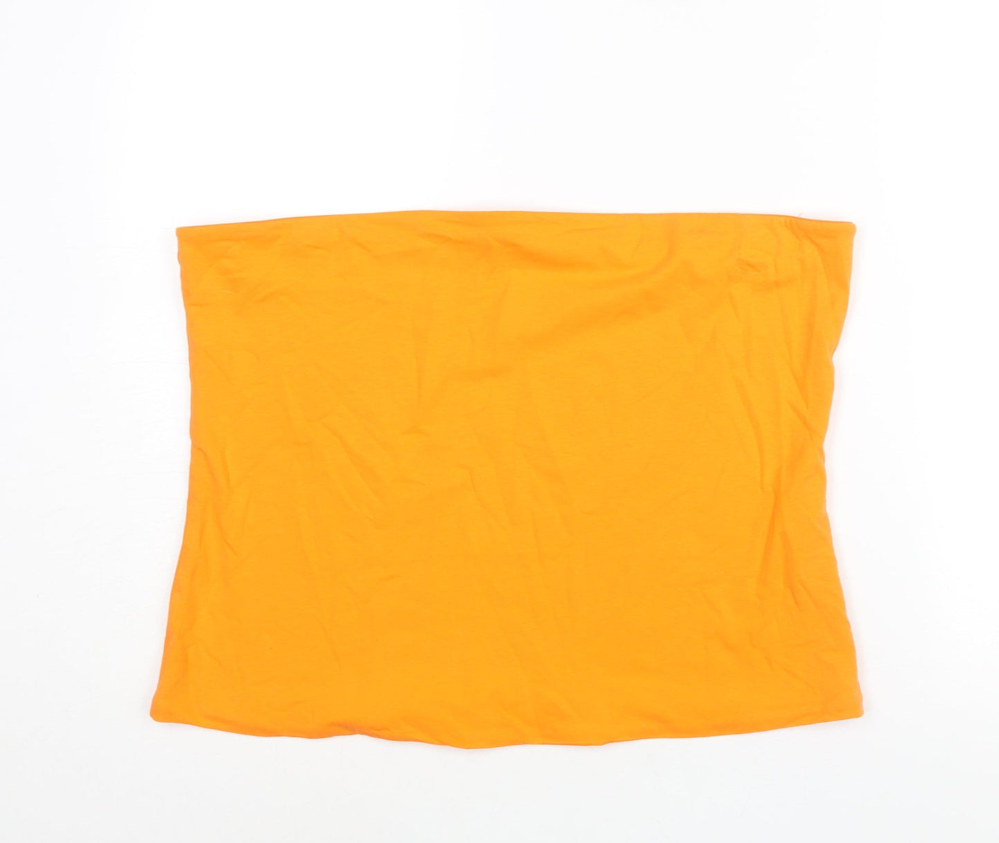 Womens UK Size XL Marks and Spencer Orange Basic Blouse