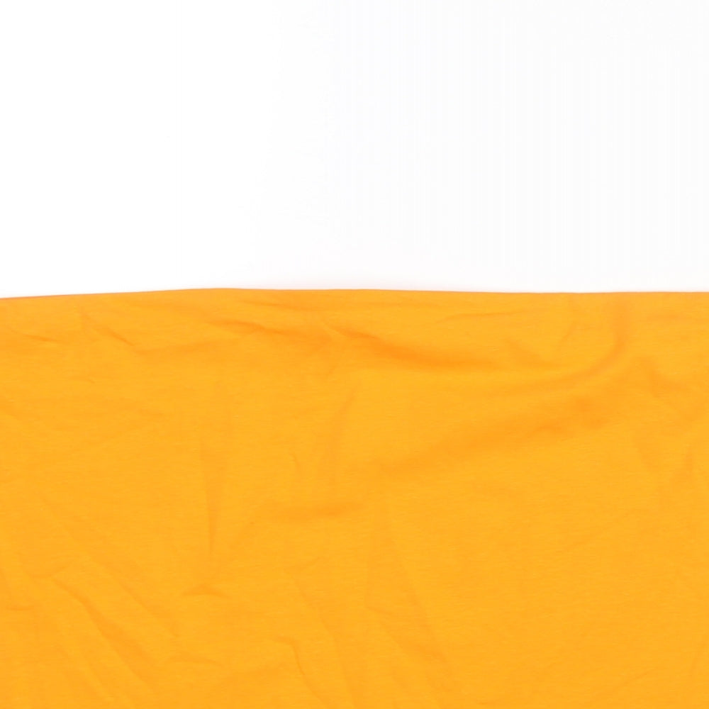 Womens UK Size XL Marks and Spencer Orange Basic Blouse