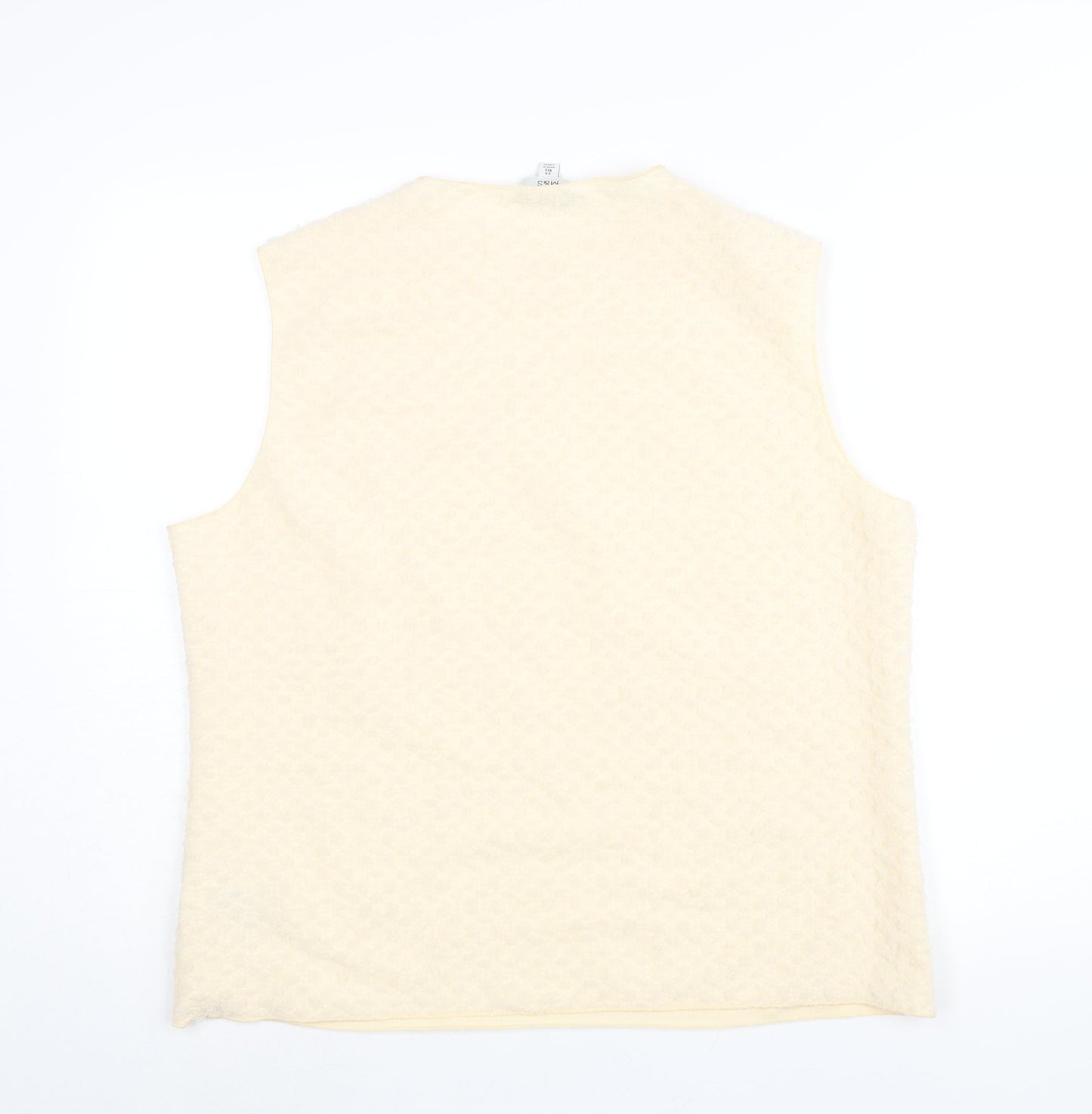 Womens UK Size 24 Marks and Spencer Beige Camisole Blouse