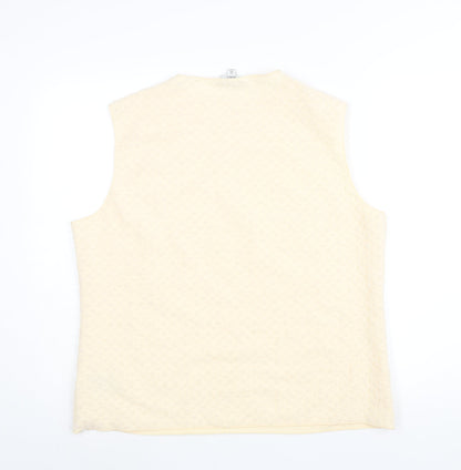 Womens UK Size 24 Marks and Spencer Beige Camisole Blouse