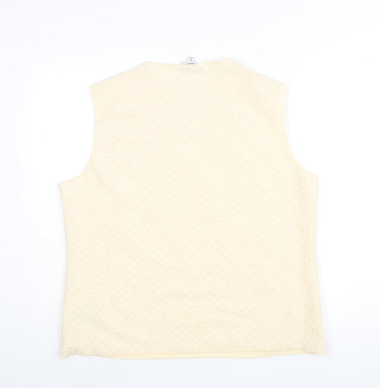 Womens UK Size 24 Marks and Spencer Beige Camisole Blouse