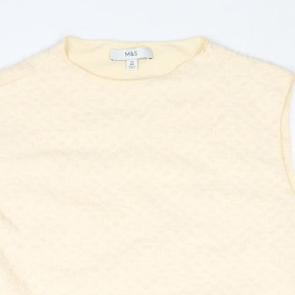 Womens UK Size 24 Marks and Spencer Beige Camisole Blouse