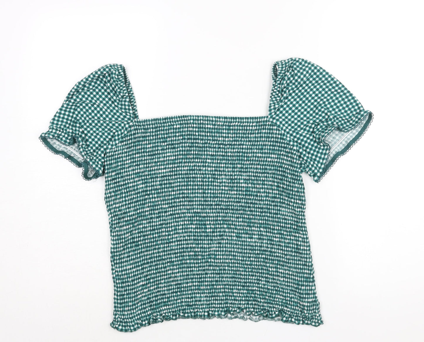 Womens UK Size 16 NEXT Green Basic Blouse