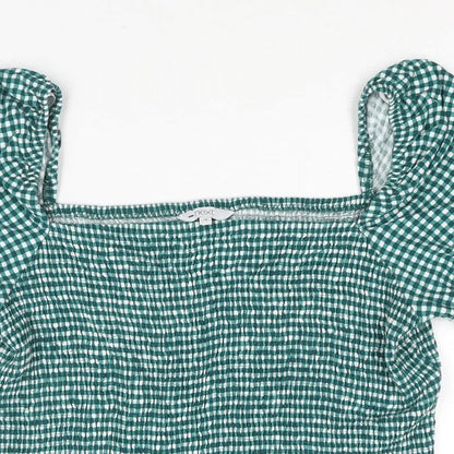 Womens UK Size 16 NEXT Green Basic Blouse