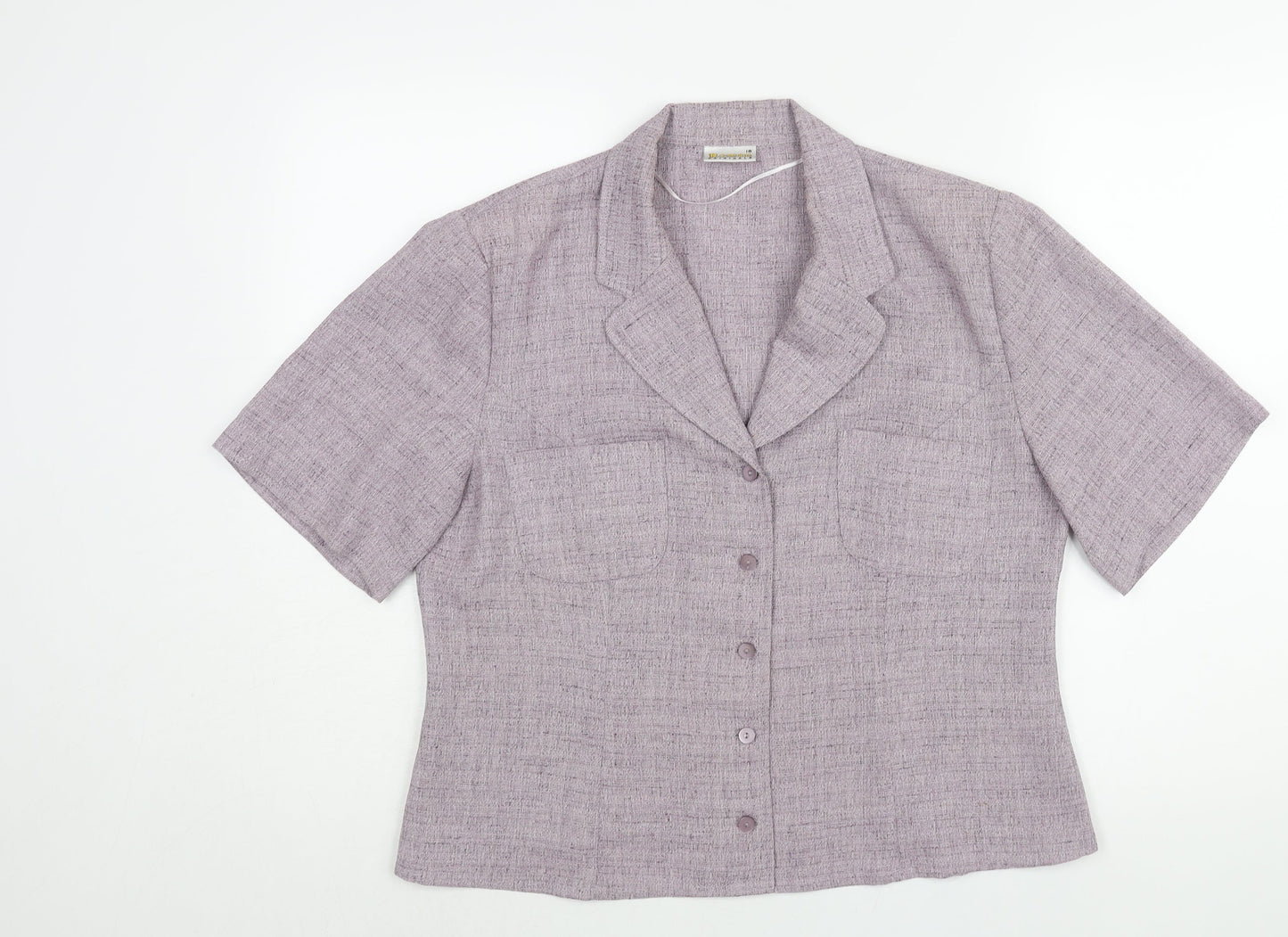 Womens UK Size 18 Roman Purple Basic Blouse