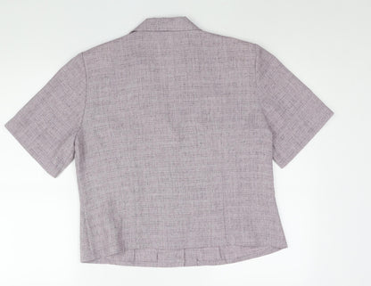 Womens UK Size 18 Roman Purple Basic Blouse