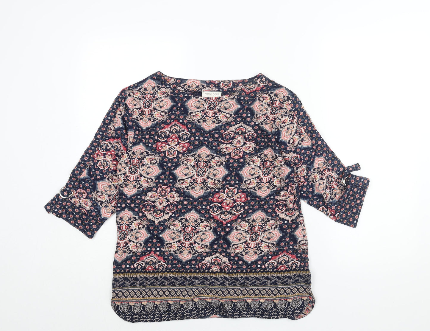 Womens UK Size S Monsoon Multicoloured Basic Blouse