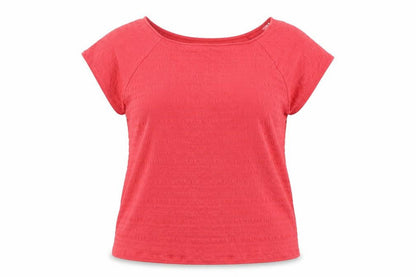 Womens UK Size 22 Marks and Spencer Red Basic Blouse