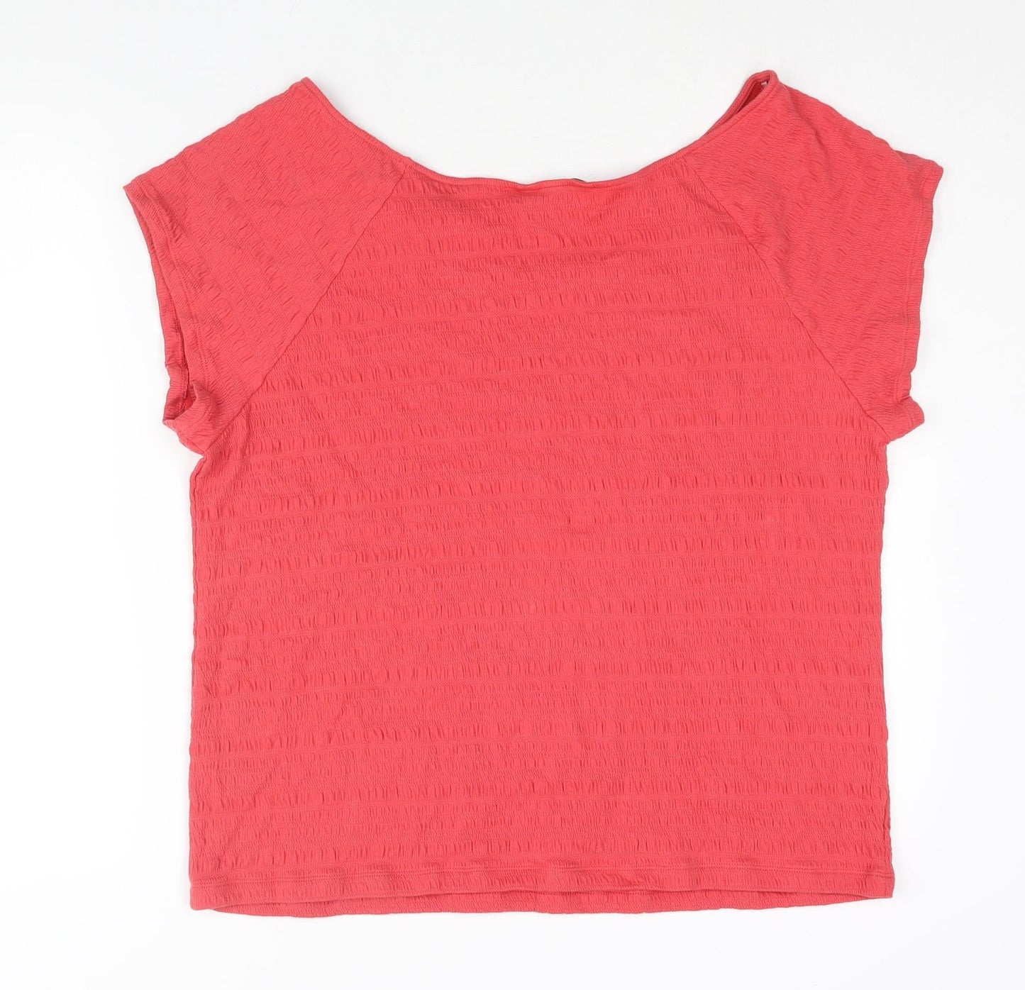 Womens UK Size 22 Marks and Spencer Red Basic Blouse