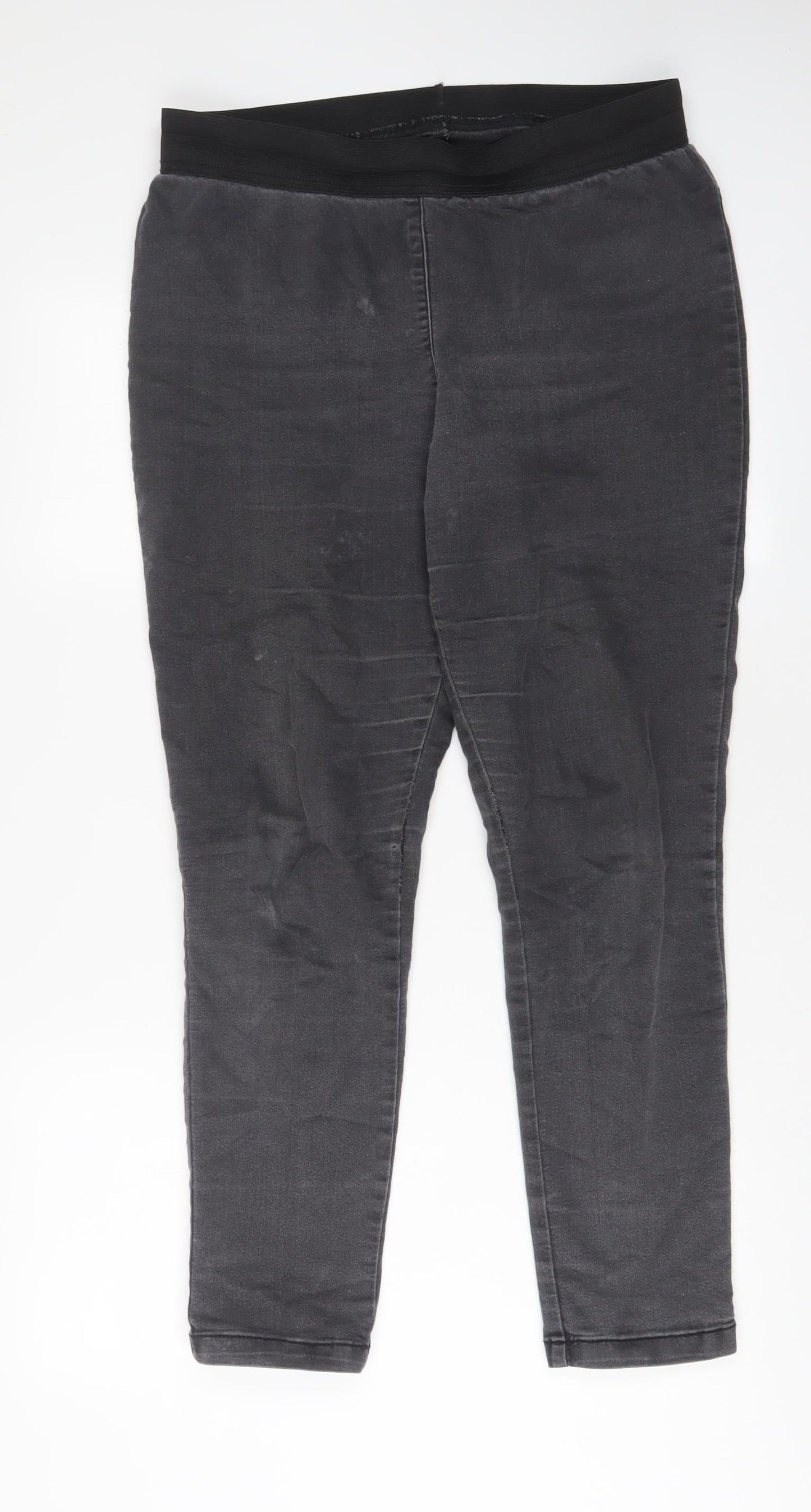 Womens UK Size 14 Marks and Spencer Regular Fit Jegging Grey Jeans