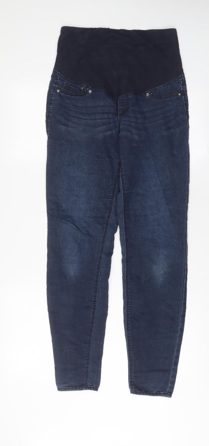 Womens UK Size 10 H&M Regular Fit Skinny Blue Jeans