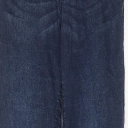 Womens UK Size 10 H&M Regular Fit Skinny Blue Jeans