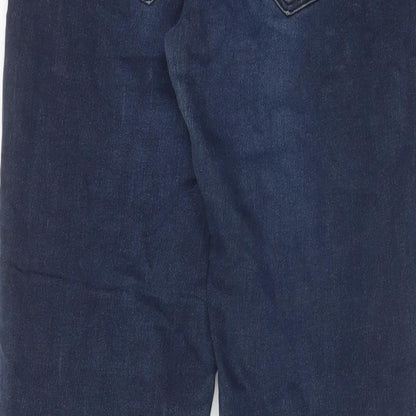 Womens UK Size 10 H&M Regular Fit Skinny Blue Jeans