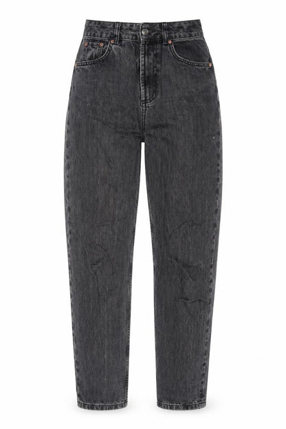Womens UK Size 25 in ASOS Regular Fit Mom Grey Jeans