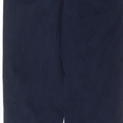 F&F Womens Blue Cotton Skinny Jeans Size 8 L28 in Regular Zip