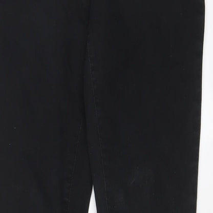Red Herring Womens Black Cotton Skinny Jeans Size 12 L29 in Regular