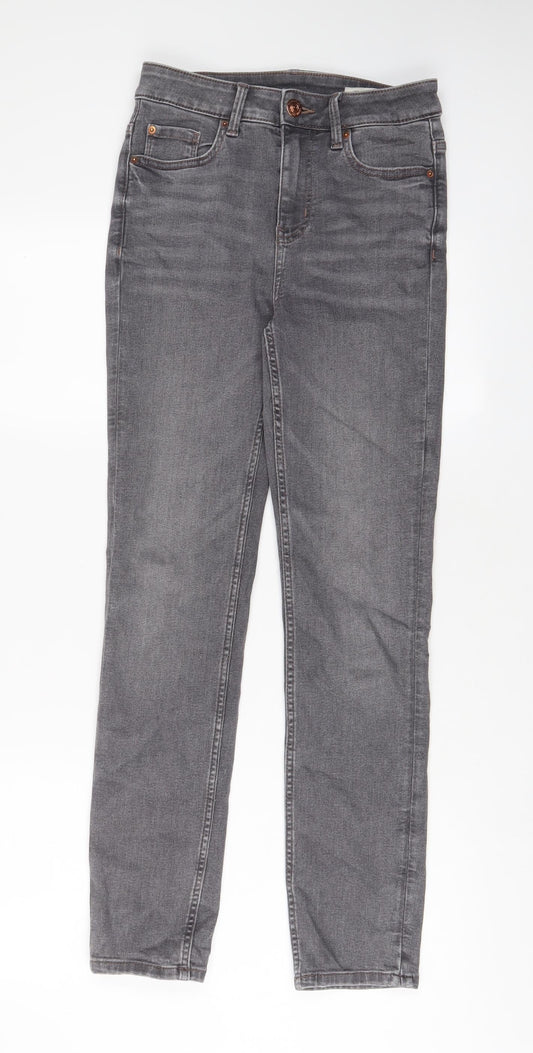 Womens UK Size 8 Marks and Spencer Slim Fit Straight Red Jeans