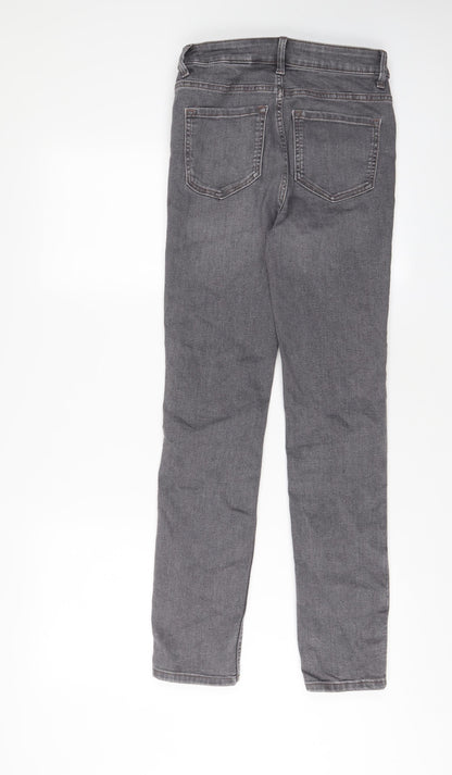 Womens UK Size 8 Marks and Spencer Slim Fit Straight Red Jeans