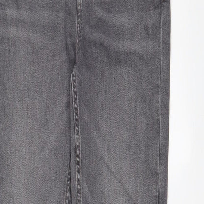 Womens UK Size 8 Marks and Spencer Slim Fit Straight Red Jeans