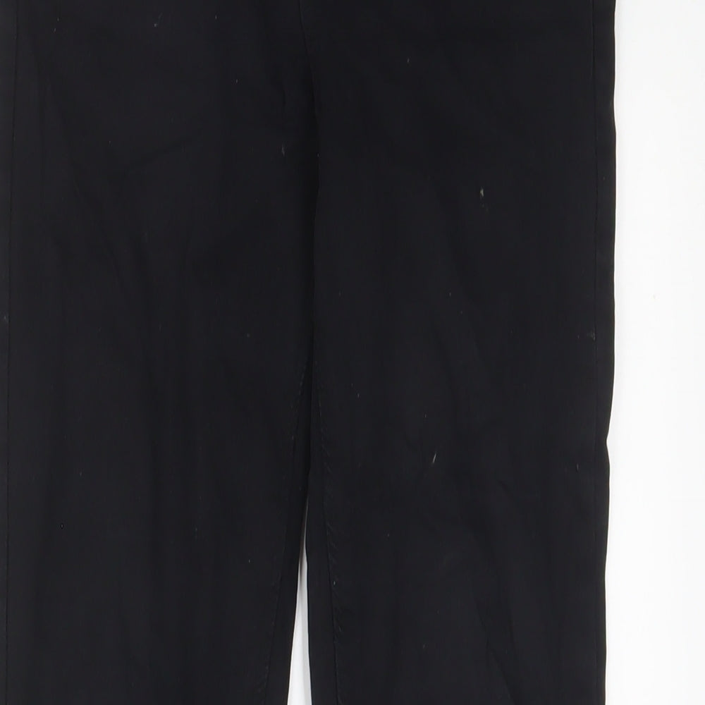 River Island Womens Black Cotton Skinny Jeans Size 10 L28 in Regular Zip