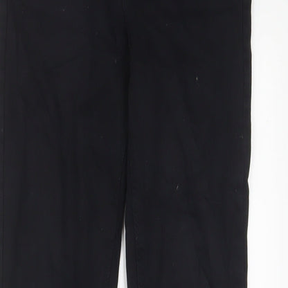 River Island Womens Black Cotton Skinny Jeans Size 10 L28 in Regular Zip