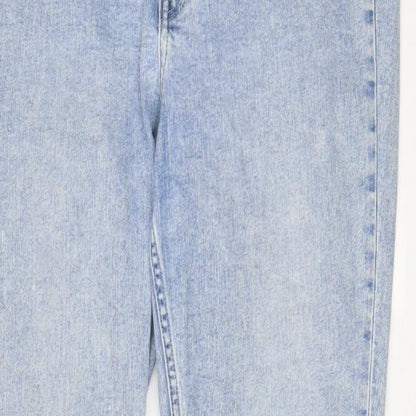 Womens UK Size 16 H&M Regular Fit Skinny Blue Jeans