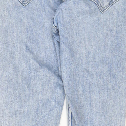 Womens UK Size 16 H&M Regular Fit Skinny Blue Jeans