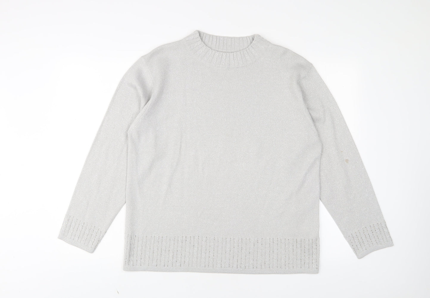 Womens UK Size L Bonmarché Grey Pullover Jumper