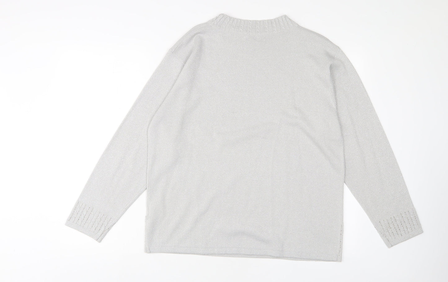 Womens UK Size L Bonmarché Grey Pullover Jumper