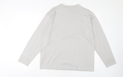 Womens UK Size L Bonmarché Grey Pullover Jumper