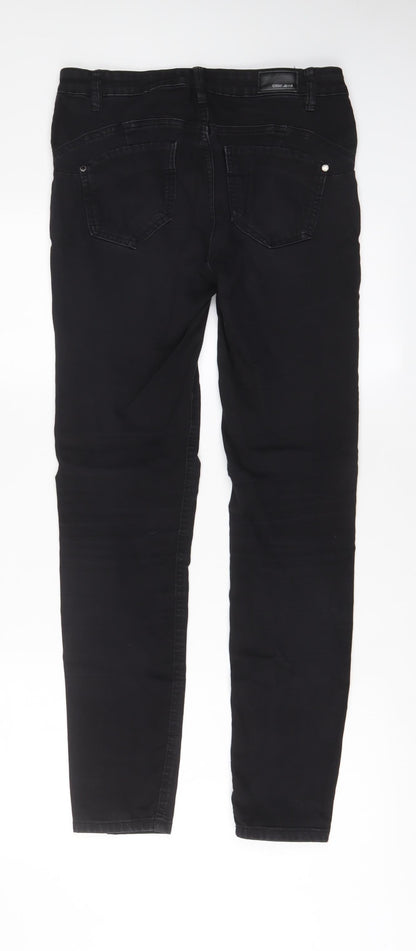 ORSAY Womens Black Cotton Skinny Jeans Size 30 in L30 in Regular Zip