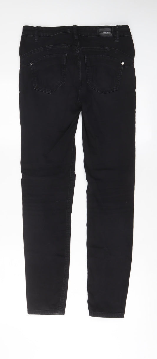 ORSAY Womens Black Cotton Skinny Jeans Size 30 in L30 in Regular Zip