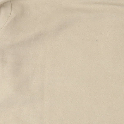 Naeville Womens Beige Polyester Pullover Sweatshirt Size 30 Zip - 1/2 Zip