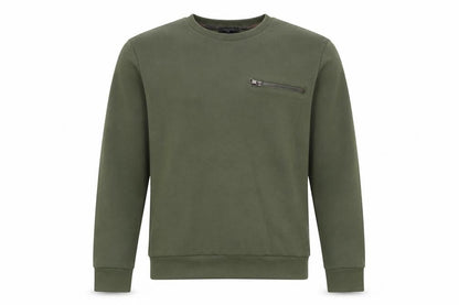 Forever 21 Mens Red Cotton Pullover Sweatshirt Size XS - Zips