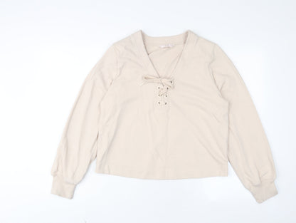 Womens UK Size M Marks and Spencer Pink Pullover Sweatshirt