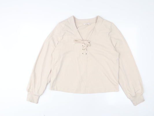 Womens UK Size M Marks and Spencer Pink Pullover Sweatshirt