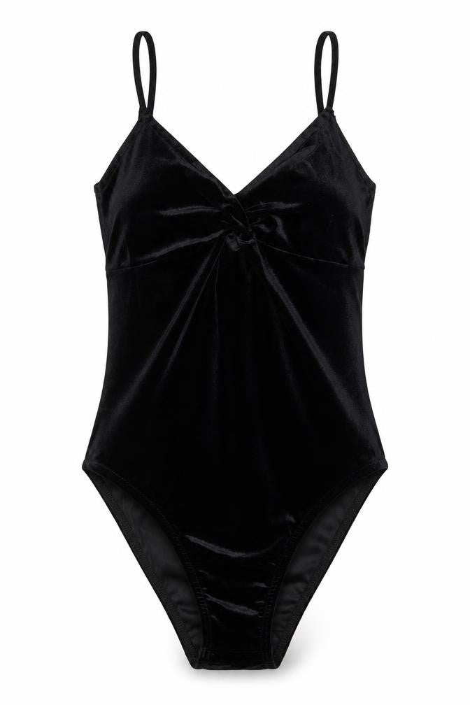 Womens UK Size 8 Topshop One-Piece Black Bodysuit